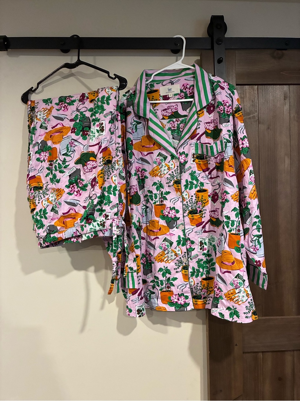 Printfresh Green Thumb pajama set 5X